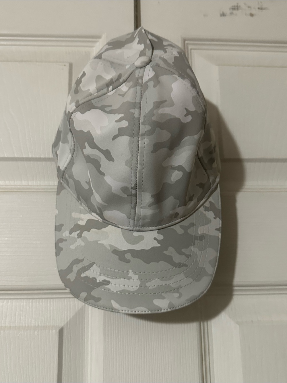 Neutral Grey Camo Baseball Cap - Lightweight Women’s Hat